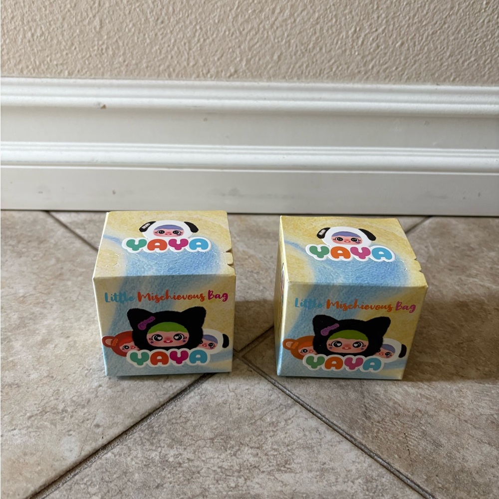 2 YAYA Little Mischievous Bag Plush Pendant Blind box.